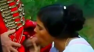 A wife and daughter of a nobleman got fucked by servants