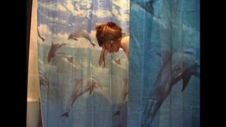 The guy secretly put a camera in the bathroom and filmed his naked wife