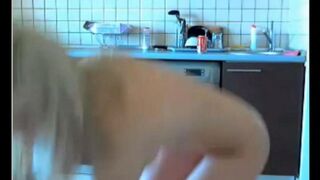 The young girl has sex with her first boyfriend on cam