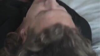 A beautiful girl with big tits has sex with a man