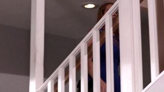 A guy fucks his girlfriend with a strapon in a passionate encounter