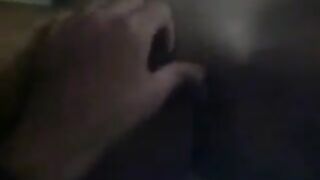 The couple has sex, but it does not go on for a long time