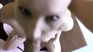 A chick who loves to suck cock deeply and make others cum