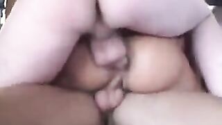 Fella loves to fuck two girls at the same time