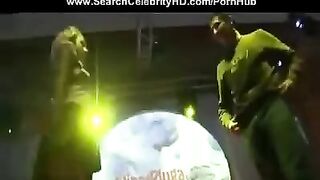 A man fucked a girl in the club during a porn show