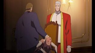A man had to sweat before fucking a hot girl