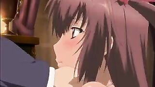 A man had to sweat before fucking a hot girl