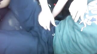 Girl started to suck dick right in the car, no need for a private spot