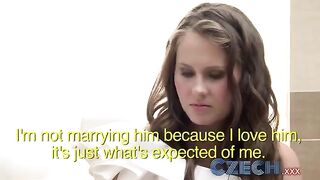 The witness of drunken wedding got fucked by the bride