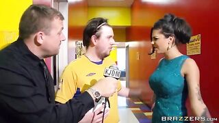 A group of guys fucked a girl in the crowd, she is very ashamed