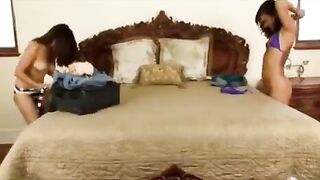 Asian beauty fucked in a passionate bedroom session