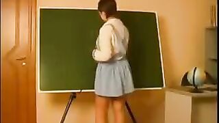An aged teacher seduced and fucked his student