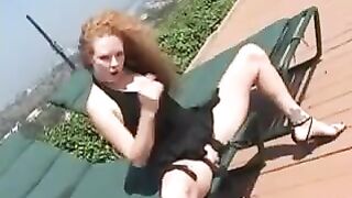 The prettiest blonde girl fucked in her ass hole