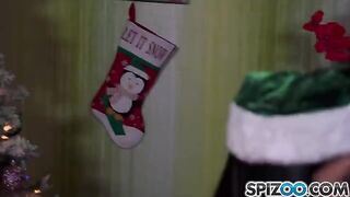 Two Snow Maidens got fucked by a fat Santa Claus on Christmas