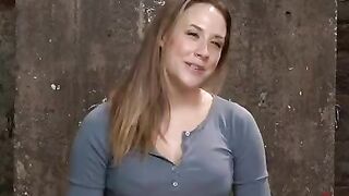A sexy girl was fucking on the chair and humiliating her man