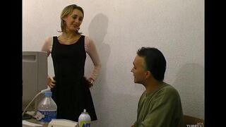 An elderly man fucked his younger sister