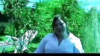 Casting for a chubby girl turned around a hard cock