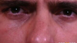 The athlete girl Sarah Jesse got fucked by a guy on the couch