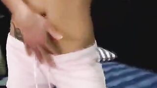 Guy made cumshot on the face of girl after anal sex