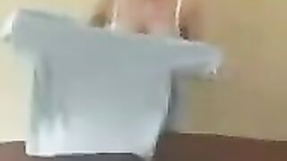 The chick with big milk is doing a master class in this hot vid