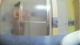 Girl takes a shower not knowing there’s a hidden camera
