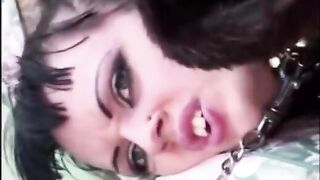 A young girl was rudely fucked right in her fur coat