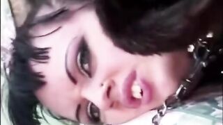 A young girl was rudely fucked right in her fur coat