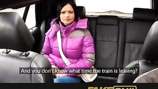 The guy fell asleep and the taxi driver fucked him