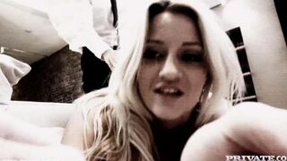 Big tits blondie enjoys deep anal sex