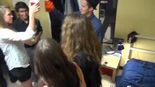 Instead of paying the debt, the girls invited a collector to their party