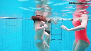 Nude girls at the pool captured by a hidden camera