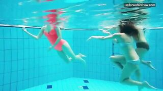 Nude girls at the pool captured by a hidden camera