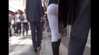 The juicy Argentine ass is being followed by the camera in this steamy scene