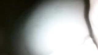 It was possible to get the girl’s pussy on camera at night