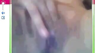A big pussy was shown right next to the camera in the chat