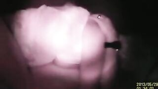 The hole in the wall allows you to see and have sex with neighbors
