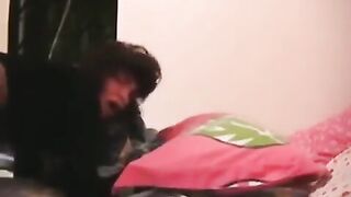 A man with a bad conscience fucks his sister with cancer