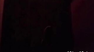 A cute couple has a scary Halloween experience with a throatpie twist