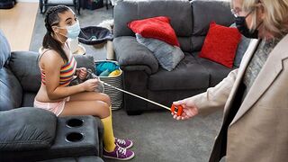 Adorable princess Zeroella Skies fucks her old man in every position