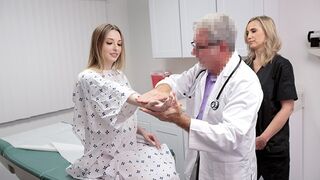 Ailee Anne has a fake doctor's appointment with her pervert doctor and his assistant