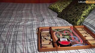 Playing Jumanji can be a real riding orgasm for Italian amateur Lara Manara