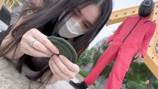 The Squid Game adult version with a hot Asian girl is online