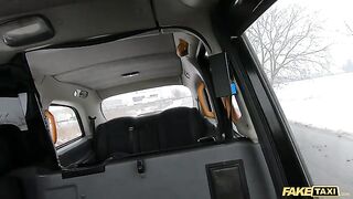 Asian guy pisses in the middle of the road in Fake Taxi