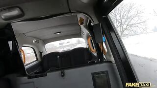 Asian guy pisses in the middle of the road in Fake Taxi