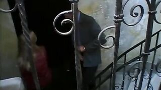 Young courtesan fucks in her stockings to earn some money