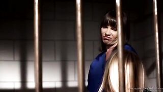 Two girls are fucking in the prison cell