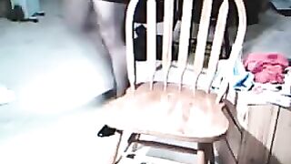 The guy gets excited when he wears women's clothing, he must see it