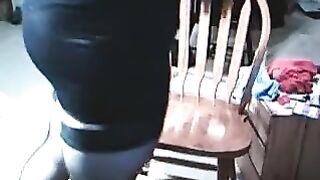 The guy gets excited when he wears women's clothing, he must see it
