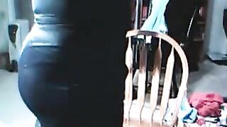 The guy gets excited when he wears women's clothing, he must see it