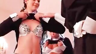 A nun forced three girls to lesbian sex and played with them